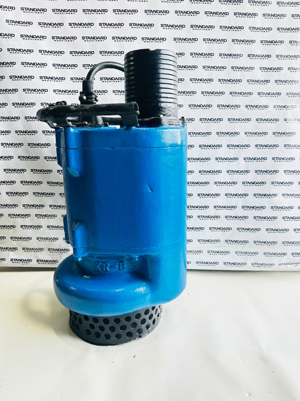 Tsurumi submersible pump nameplate – 11 kW, 4-pole Toshiba motor, imported Japan – Standard Machinery - View 9