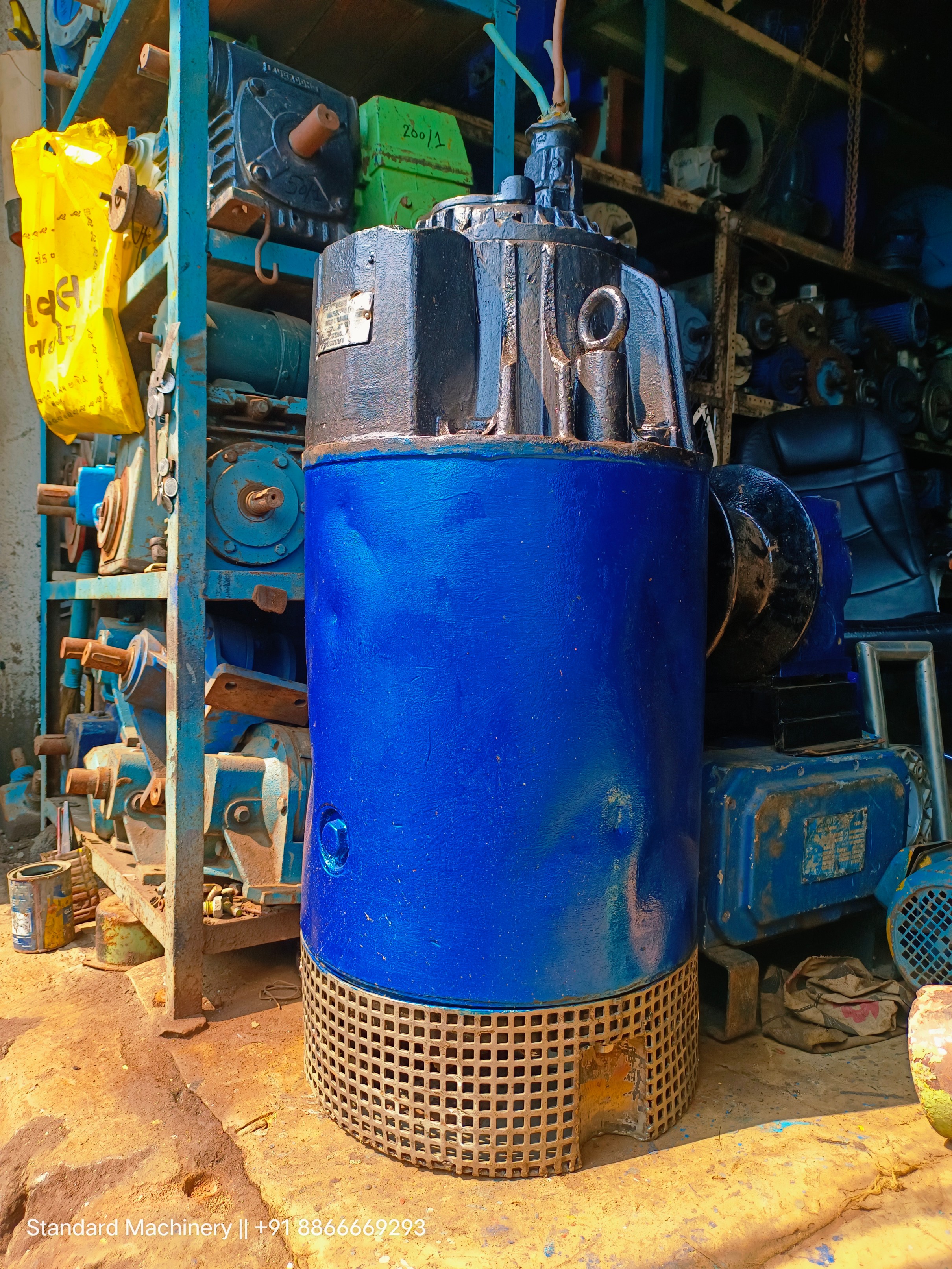 Flygt 2201 HT aluminium submersible dewatering pump 58 HP 43 kW portable 4 inch – Standard Machinery