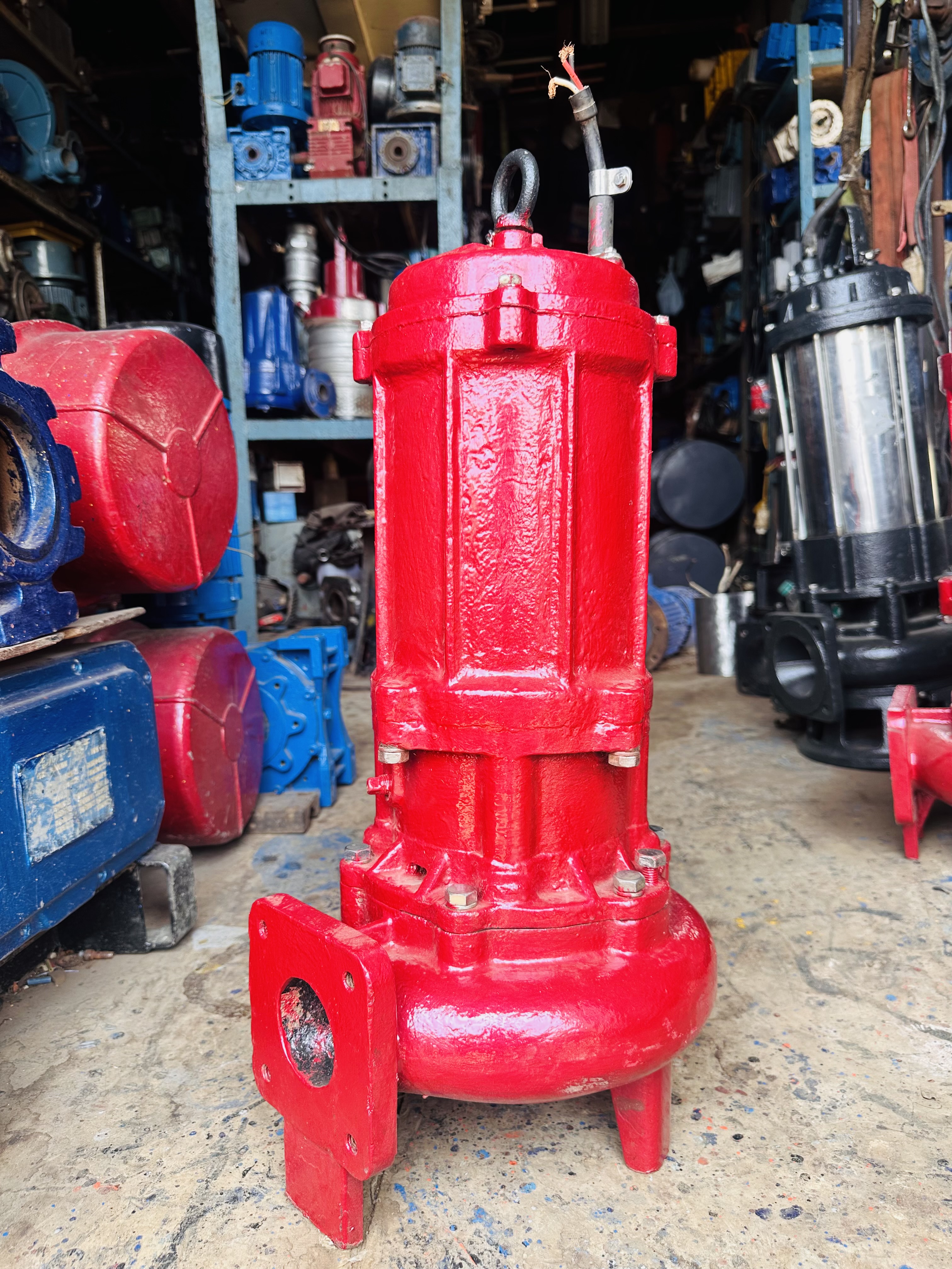 KAWAMOTO 3 HP Submersible Sewage & Slurry Pump BU4-806-2.2 | Industrial Drainage Pump for Mining, Construction & Marine Use