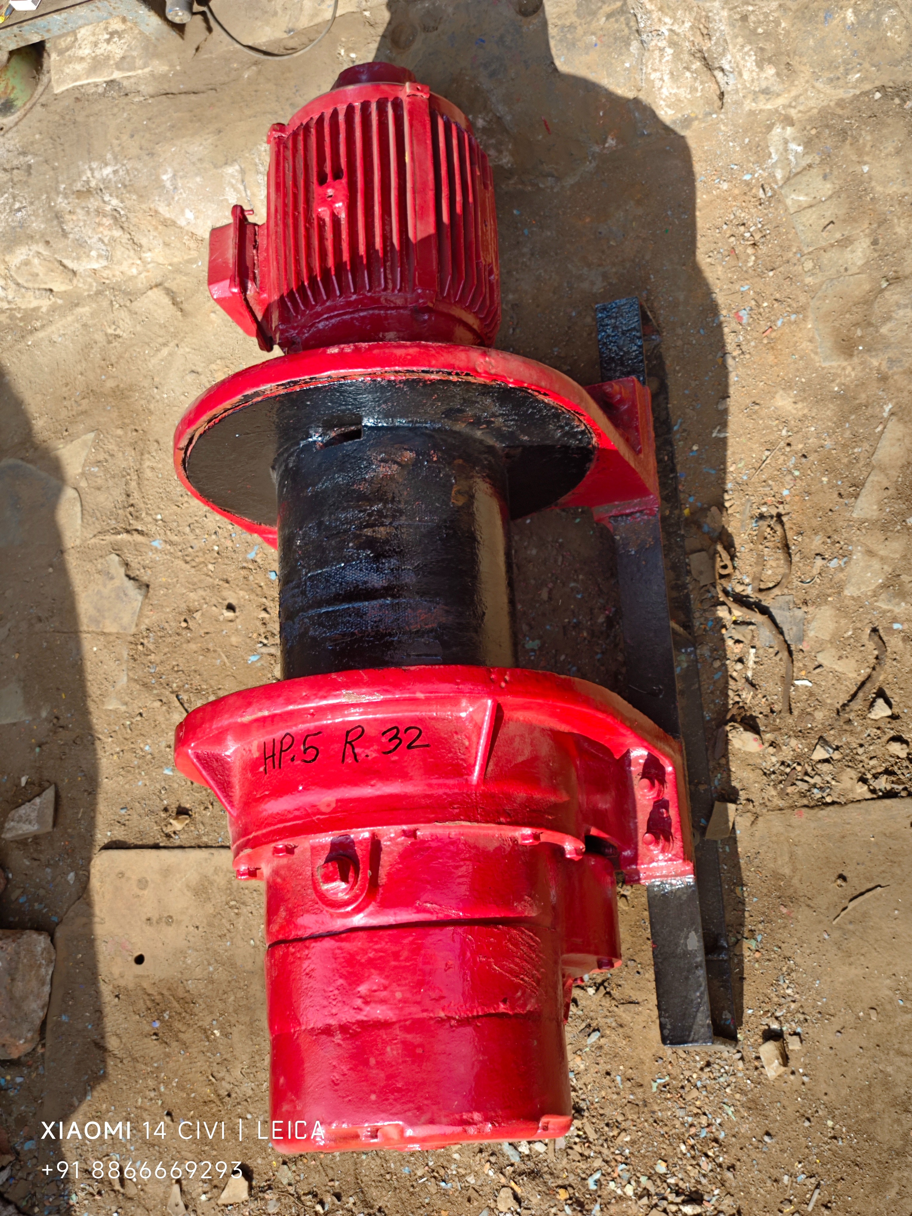 Electric wire rope winch 5 HP 32 RPM Made in Korea base-mounted with rope – Standard Machinery