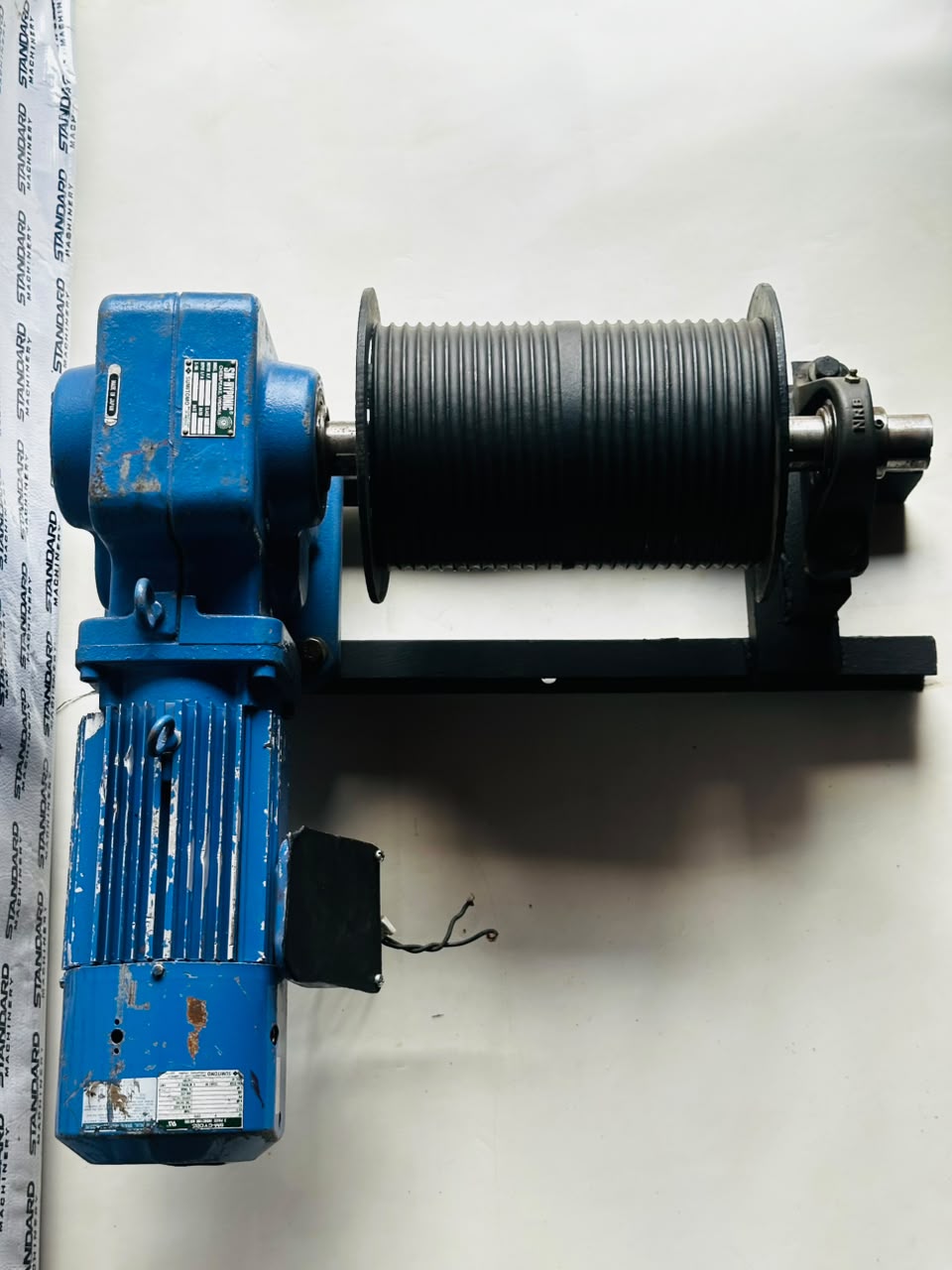 Sumitomo SM-Hyponic wire rope winch 3 HP brake motor 17.5 RPM Made in Japan – Standard Machinery