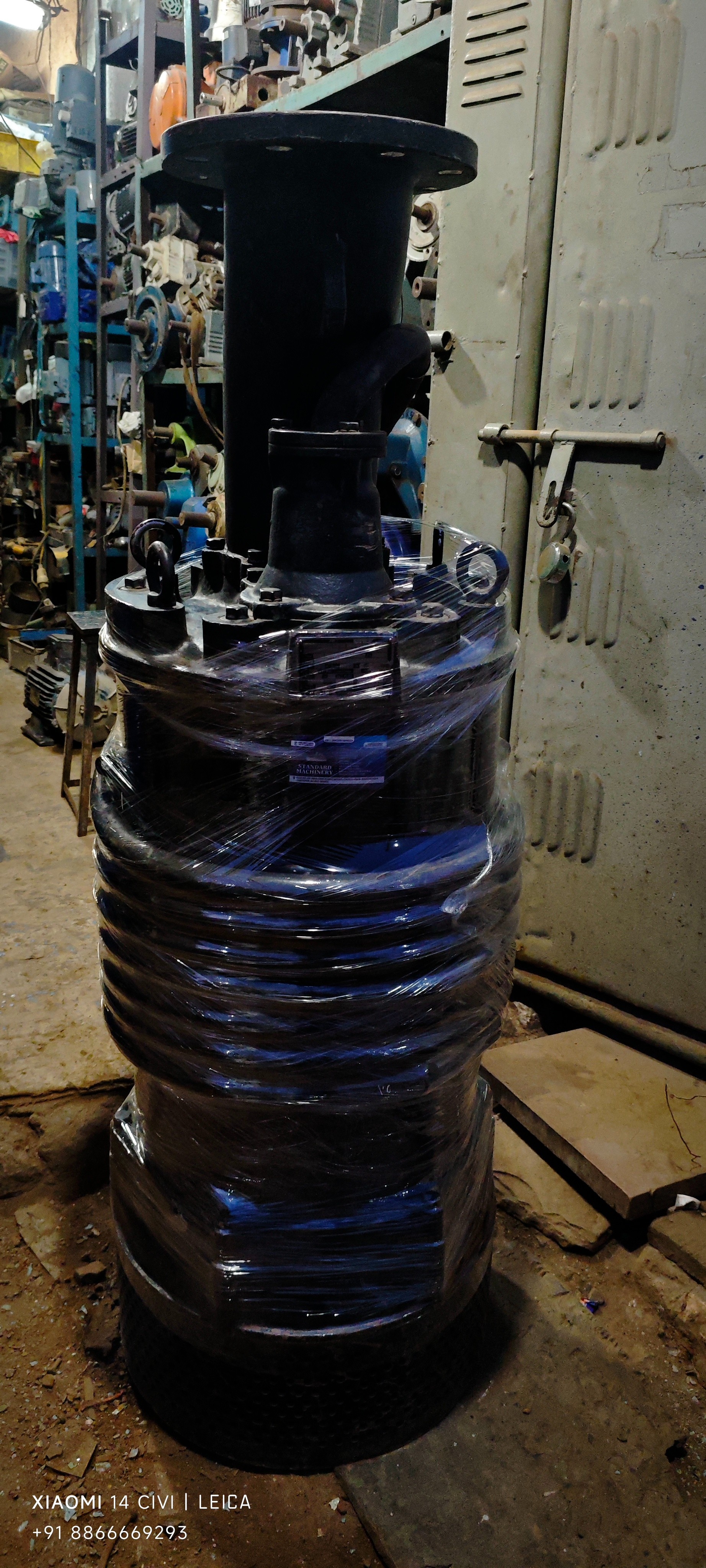 Grundfos DWK.E.10.150.300.5.1D 30 kW cast iron submersible dewatering pump with DN150 flanged outlet, Standard Machinery