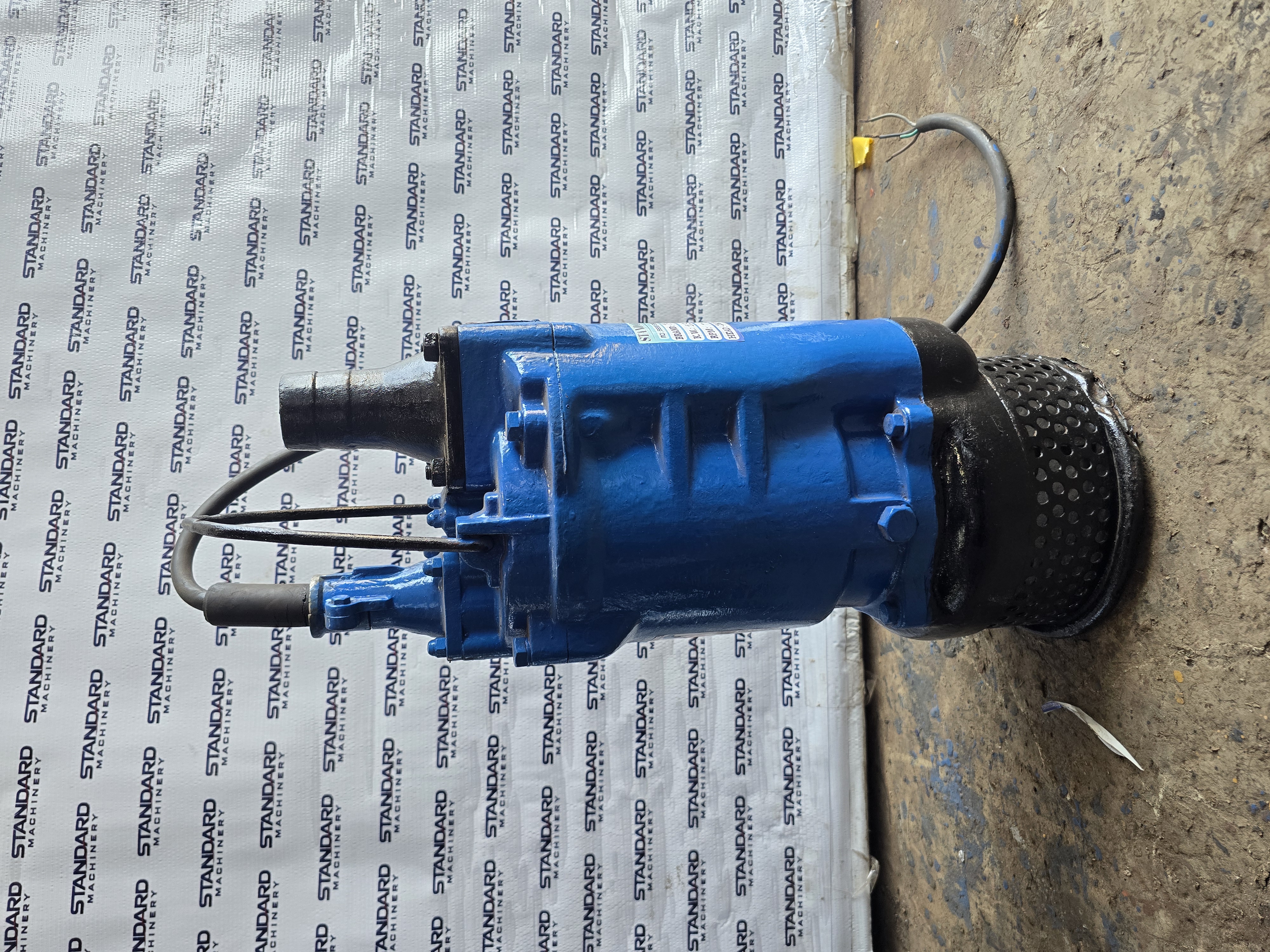 Tsurumi KTV-15H, Tsurumi KTV pump, Tsurumi 2 hp pump 440V, 1.5 kw dewatering pump, 2 inch submersible pump, 50 mm dewatering pump, Japanese submersible pump India, rewound 440V pump, refurbished Tsurumi pump, Standard Machinery