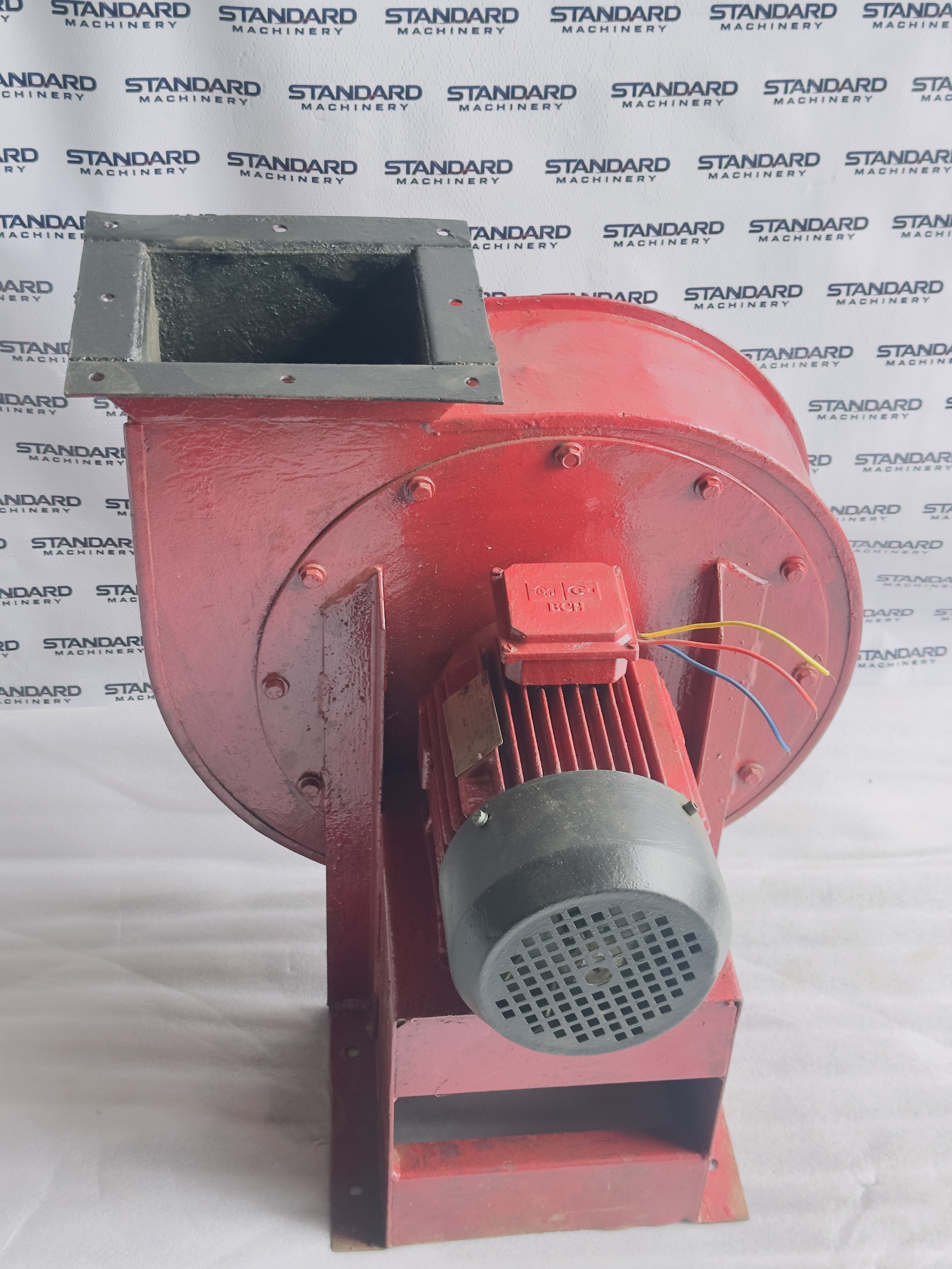 Refurbished BCH Industrial Centrifugal Blower — 2 HP, 440V, 3-Phase, IP55, Class F, S1 Duty, 1420 RPM | Standard Machinery